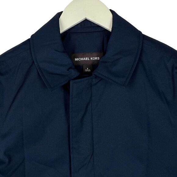 New Michael Kors Men US S Small Midnight Blue Jacket Waterproof Coat MSRP $298 - Picture 8 of 16